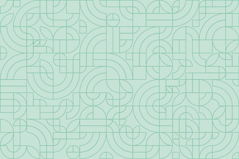 Green Geometric Pattern