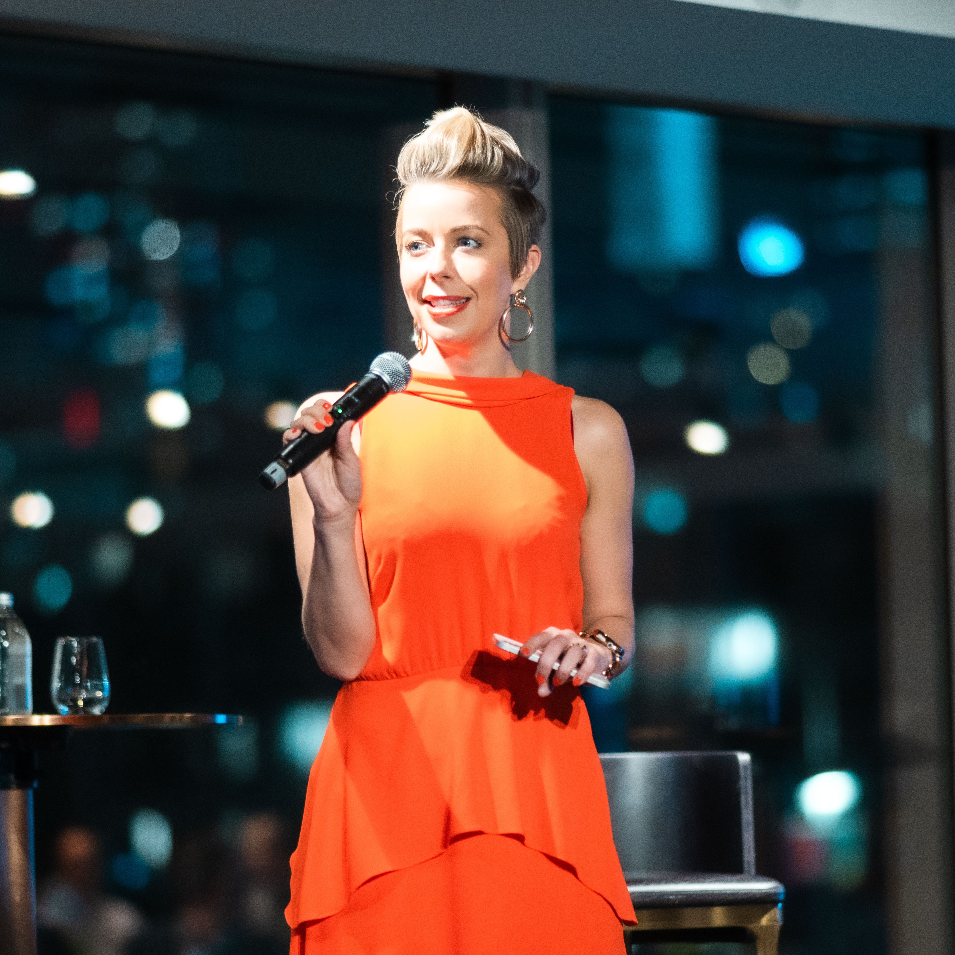 Alice Fitzgerald at Auckland evening fundraiser 2024 square