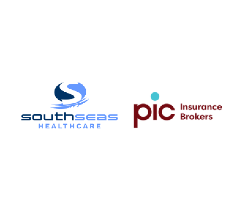 South Seas Healthcare and Pic logos